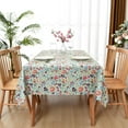thumbnail image 3 of Waterproof Bohemian Table Cloth 60x120 inch for Rectangular Tables - Wrinkle Proof Printing Floral Spring Table Cloth - Durable Kitchen & Table Linens for Banquet Dinner Home Patio, 3 of 6