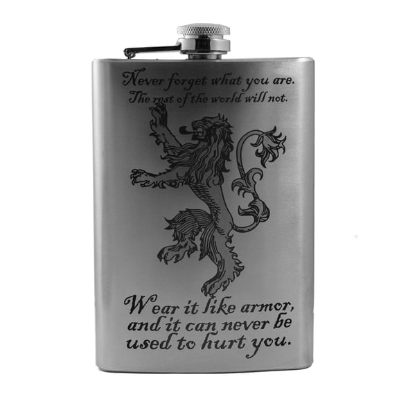 8oz Never Forget What You Are Flask L1