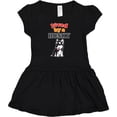 thumbnail image 3 of Inktastic Siberian Husky Dog Puppy Girls Baby Dress, 3 of 5