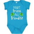 thumbnail image 3 of Inktastic Part Irish All Trouble St. Patrick's Day with Green Clovers Boys or Girls Baby Bodysuit, 3 of 5