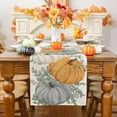 thumbnail image 2 of Fall Table Runner, Eucalyptus Pumpkin Fall Runner for Table Runner Seasonal Autumn Thanksgiving Thanksgiving Home Party Decor Dining Table Decorations 13x108 Inch, 2 of 6