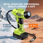 AstroAI Cordless Tire Inflator 160PSI, Portable Air Compressor Dual Power with 12000mAh Rechargeable Battery 12V DC Adapter, Tire Pump Air Pump for Car Tires Auto Shutoff, Digital Pressure Gauge, LED