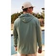 thumbnail image 2 of Burlebo Men's Long Sleeve Hoodie Sweatshirt (Ocean Swell, Medium), 2 of 2