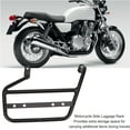 thumbnail image 3 of Saddlebag Support Rack, Functional Iron Motorcycle Side Luggage Rack Extra Storage Space  for CB1100 RS 2017 To 2023 Left HC592 BBZJ,Right HC593 BBZJ, 3 of 7