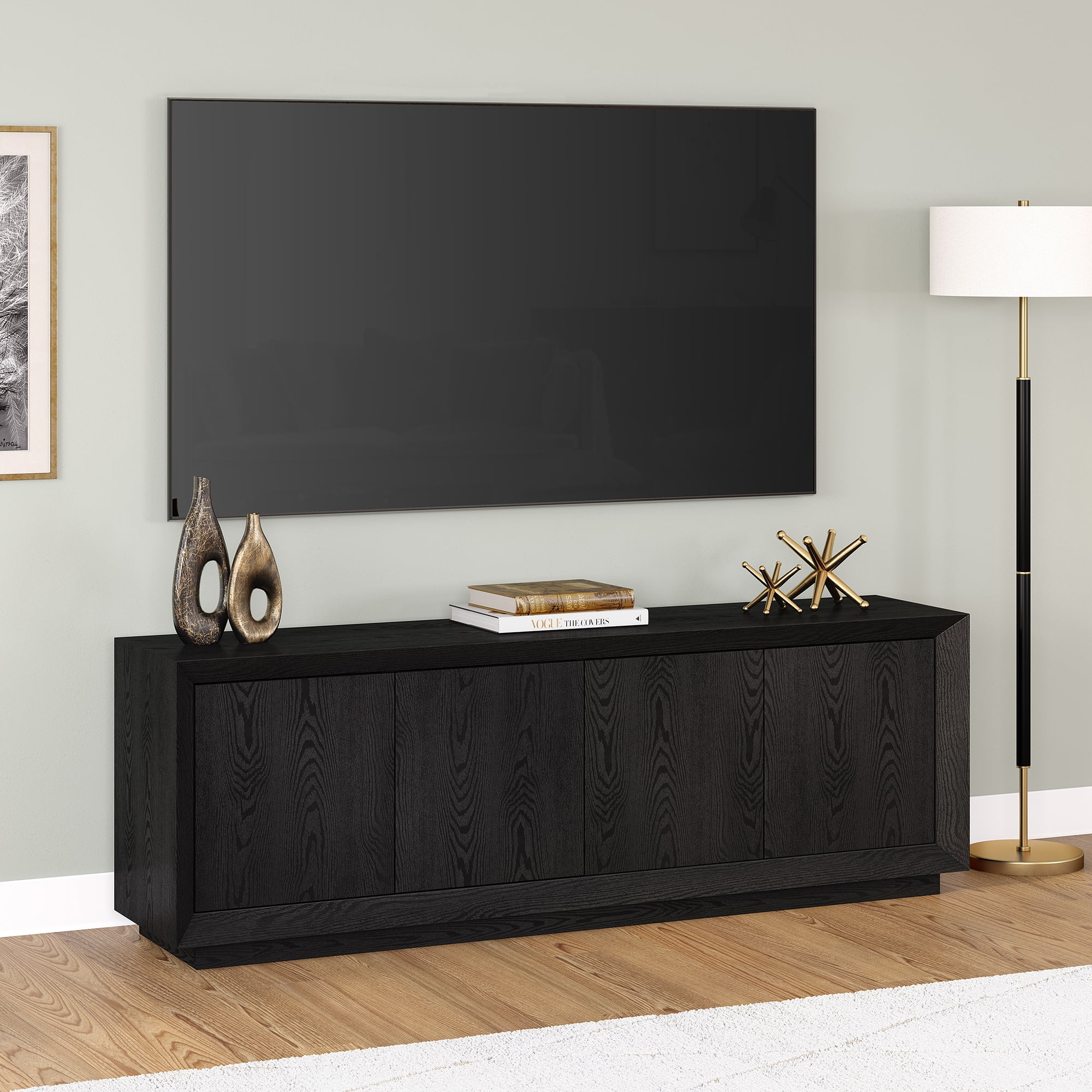 Evelyn&Zoe Oswald Rectangular TV Stand for TV's up to 75