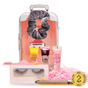 D2M Makeup Set - Travel Kit Bundle Pink Collection, High Gloss, Modern Style, Compact, Unisex, Adult