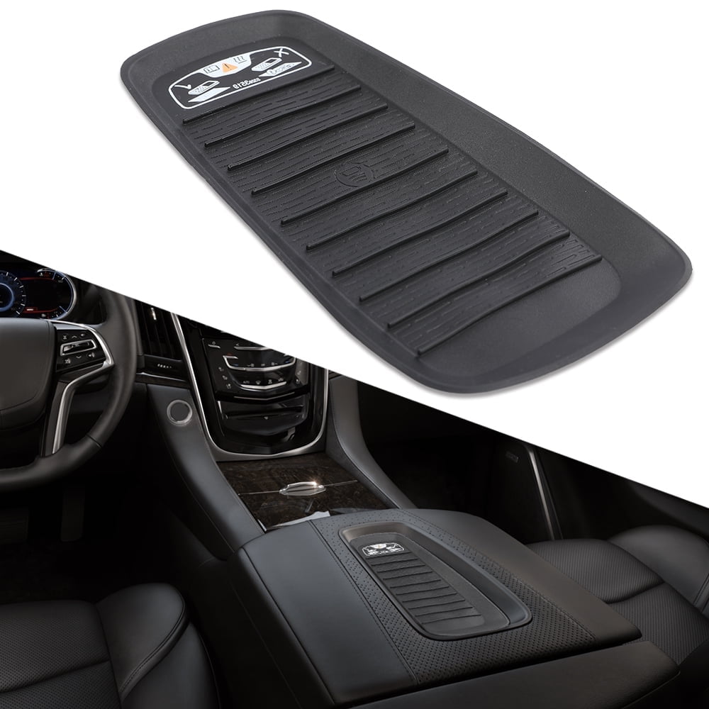 CROSSDESIGN Wireless Car Phone Charging Pad Fit for GM OEM Cadillac Escalade/ESV XL 2015-2017 Black
