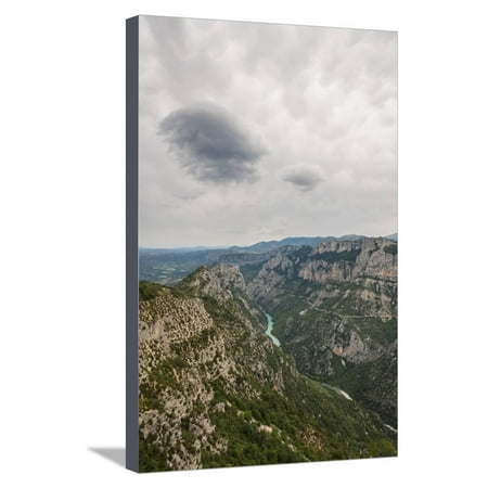 Canyon Du Verdon Stretched Canvas Print Wall Art By Guido Cozzi