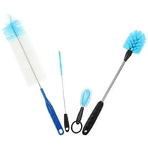 FOMIYES Small Bottle Brush Set 1 Set Of Assorted Color Sponge Plastic Brushes For House Cleaning