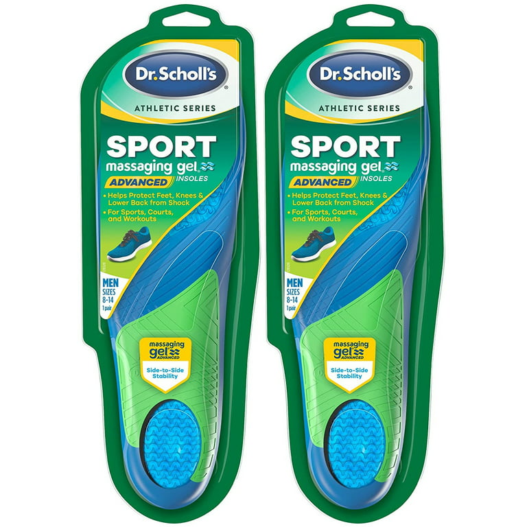 mentaal Meenemen Okkernoot Dr. Scholl?s Sport Insoles (Pack of 2) // Superior Shock Absorption and  Arch Support to Reduce Muscle Fatigue and Stress on Lower Body Joints (for  Men's 8-14) - Walmart.com
