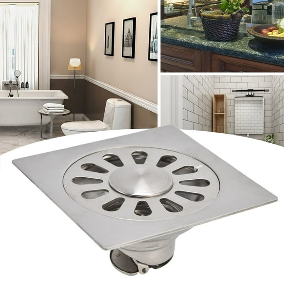 Shower Floor Drain, Kitchen Floor Drain Adjustable for Garage for Basement for Toilet