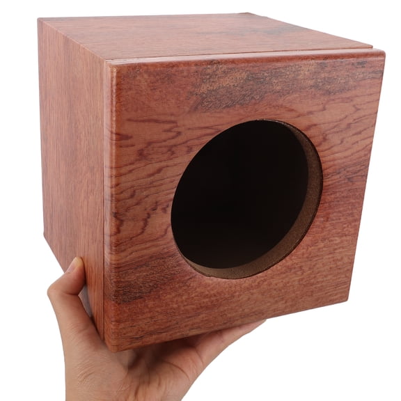 NICEXMAS 4 Inch Khaki Subwoofer Box for Car Audio Systems, Build, Stylish Design, Easy to Install, Enhanced