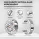 thumbnail image 2 of Correa de Acero Inoxidable GOLDTOLUCK Compatible con Samsung Galaxy Watch 8 Classic 40mm 44mm 46mm, 2 of 6