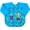Blue Crayon Print, variant on 1Pack 5Size Kids Art Smock Apron Premium Long Sleeve Waterproof Bib for Painting and Eating