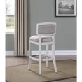 thumbnail image 5 of American Woodcrafters Beverly 26" Stool - Off White Finish, 5 of 5