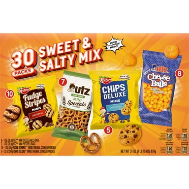 Keebler Cookies and Crackers, Variety Pack, 30 Ct. (Pack of 1) NG01