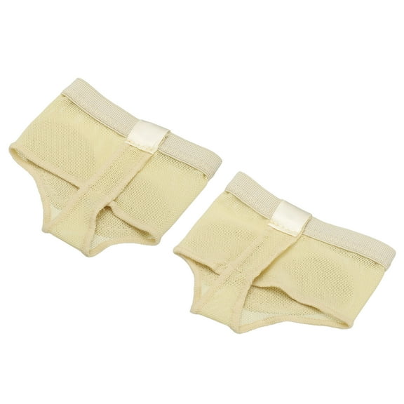 Uxcell Foot Undies Thongs for Dance, Half Sole Shoes Paws, M(37-38) & Skin Tone