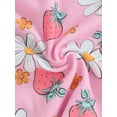 thumbnail image 6 of Newborn Baby Girls Swimsuit Cover up Summer Floral Print Hoodie Beach Cover up Rash Guards for Toddler Bathing Suit 6-12 Months, 6 of 8