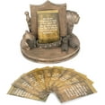 thumbnail image 5 of Bronzetone Full Armor Scripture 3 x 4 Resin Decorative Tabletop Card Holder, 5 of 8