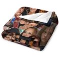 thumbnail image 3 of Jennifer Love Hewitt Blanket Beautiful #1 Super Soft Throw Blanket Silky Flannel Lightweight for Sofa, Bed Blanket All Season Use 30"*40"（76 * 100cm）, 3 of 6