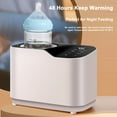 thumbnail image 4 of Xinwanna Electric Milk Warmer with Thermostatic Feeding Waterless Heating Rotary Heating Easy to Use Universal Baby Bottle Warmer for Safe Heating, 4 of 13