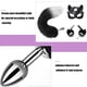 thumbnail image 4 of Sex Toys for Woman Cosplay Fox Mask Tail Anal Plug Metal Anus Butt Plug Mask Half Cat Mask Party Sexy Adult Mask Game Masks BDSM, 4 of 5