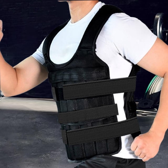 Entrenamiento de chaleco ponderado vacío para hombres chaleco de pesas pesado para correr el trepador construcción de músculos entrenamiento de fuerza 1 kg a 40 kg
