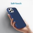 thumbnail image 4 of JETech Silicone Case Compatible with iPhone 13 Pro Max 6.7-Inch, Silky-Soft Touch Full-Body Protective Phone Case, Shockproof Cover with Microfiber Lining (Cobalt Blue), 4 of 7