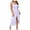 Purple, variant on Womens Solid Color Perspective Undergarment Covering The Chest Abdomen Wrap The Buttocks Wrap The Chest Elastic Dress