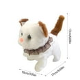 thumbnail image 4 of Msgweeeg Plushs Toys Cute Stuffed Animals Call and Walk Simulation Kitty Toy for Children Indoor Dolls for Boys and Girls Holiday Birthday Gifts Kids Christmas Boy Christmas Gifts, 4 of 7