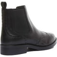 thumbnail image 3 of Geox Bettanie Women's Leather Chelsea Ankle Boot With Elasticated Sides In Black Size 10.5, 3 of 6