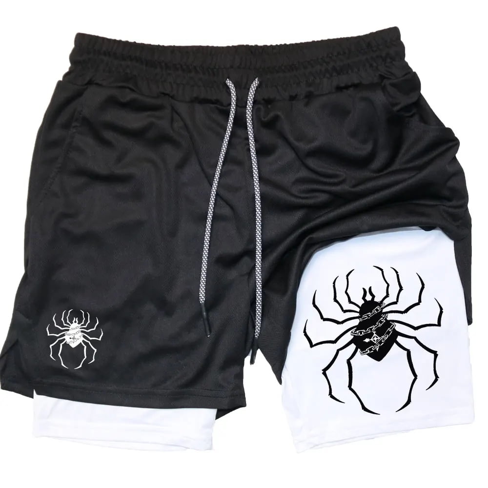 Anime Gym Shorts Men Women Demon Slayer Manga 3D Print Sports Shorts to Fitness