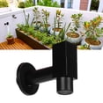 thumbnail image 4 of Grifo De Balcón, Grifo De Agua Del Fregadero, Grifo De Exterior Negro Para El Hogar Del Baño ZAQW Single Cold Faucet, 4 of 8