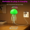 thumbnail image 4 of D.FAMILY Levitating Jellyfish Lamp, USB Color Changing Mood Light with 16 Colors for Home Decor, 4 of 10