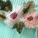 thumbnail image 3 of Gibobby Mameluco polar Conjunto de diademas de tul floral acanalado con mangas volantes para niñas pequeñas(Azul, 3-6 Meses), 3 of 5
