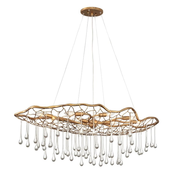 45308BNG Hinkley Lighting Laguna - Eight Light Linear Chandelier