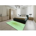 thumbnail image 4 of Ahgly Company Indoor Square Patterned Mint Green Area Rugs, 4' Square, 4 of 6