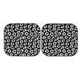 thumbnail image 7 of Haiem Black Leopard Car Windshield Sun Shade (2 Pieces) Foldable Windshield Sun Shade Car Accessories for Truck SUV Pickup-Large, 7 of 7
