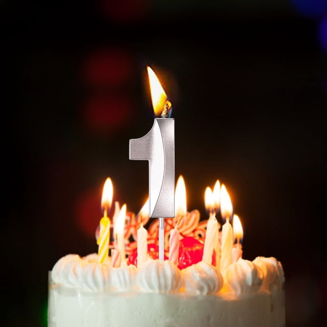 Hbdhejl Birthday Candles Extended Big Number Candle Multicolor 3D Design Cake Topper Decoration For Any Celebration
