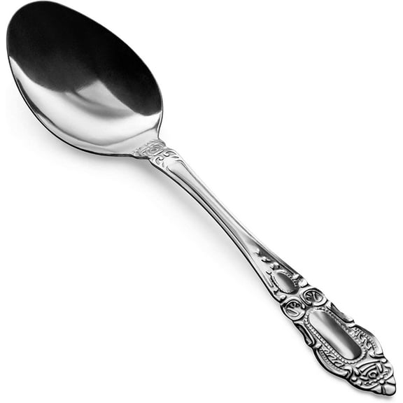 24 pieces Dinner Spoons, Food Grade Stainless Steel Spoons, 7.5 inches, Flatware for Home, Restaurant, Dishwasher Safe. (24 Pack)