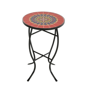 Mosaic Art Collection Accent Table Sage