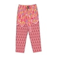 thumbnail image 4 of Goofa Chocolate with Flowing Cream Printed Soft Pajama Pants for Women, Wide Leg Comfy Casual Lounge Yoga Pants-XX-Large, 4 of 9