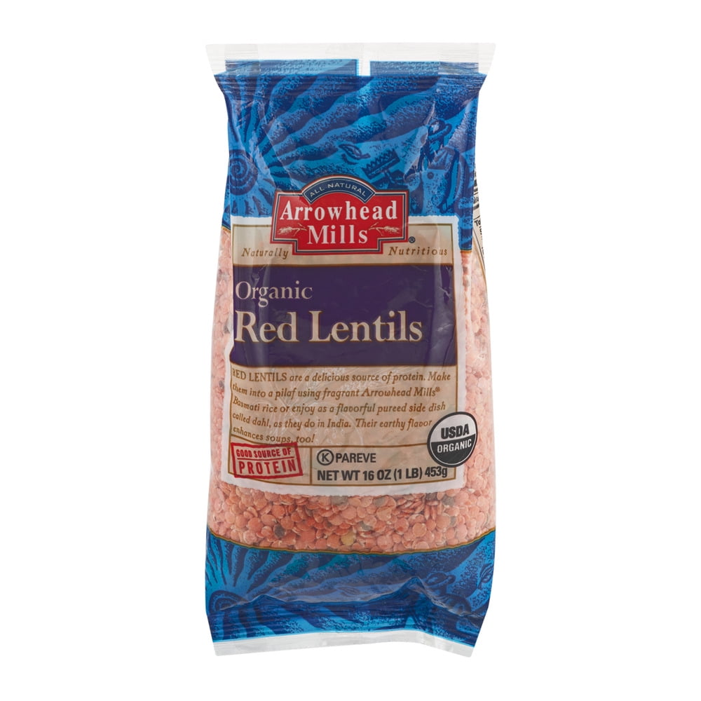 Arrowhead Mills Organic Red Lentils, 16 oz by Arrowhead Mills