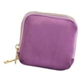 thumbnail image 1 of Estuche de viaje para joyas, bolsa de doble capa, organizador con cremallera, bolsa de almacenamiento para brazaletes, soportes para madres y collares Violeta rosa, 1 of 8