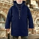 thumbnail image 5 of Men's Pullover Woolen Hooded Sweatshirt Mid-length Super Soft Hoodies Winter Top3XL, 5 of 5