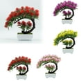 thumbnail image 4 of Bonsai Tree Potted Artificial Bonsai Tree With Cement Pot Home And Decor Table Desk, 4 of 4