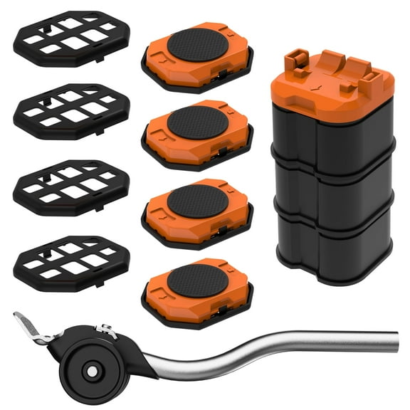 ONEON Orange Easily Move Heavy Furniture Grippers, Pads and Sliders
