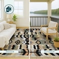 thumbnail image 4 of Addison Rugs Chantille Indoor/Outdoor Transitional Lodge Black Machine Washable Rectangle Rug, 10' x 14', 4 of 8