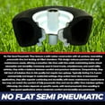 thumbnail image 6 of 2 Flat Free Solid Tires Front Caster Wheel 9x3.50-4 Fits Ferris 1521181 5021181, 6 of 7