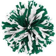 In-Stock Youth Cheerleading Pom Dark Green/Wht